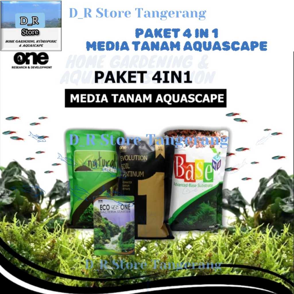 PAKET KOMPLIT BASE MEDIA TANAM SOIL BAKTERI STARTER AQUASCAPE DR TGR