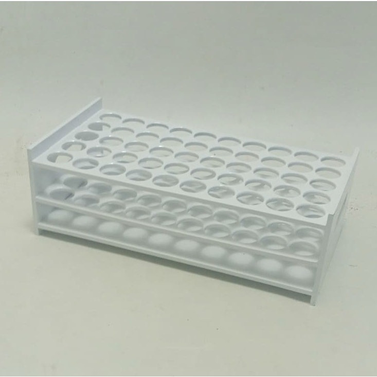 Jual PROTIRTA | RAK TABUNG REAKSI 21mm| 50Lubang Test Tube Rack PVC ...