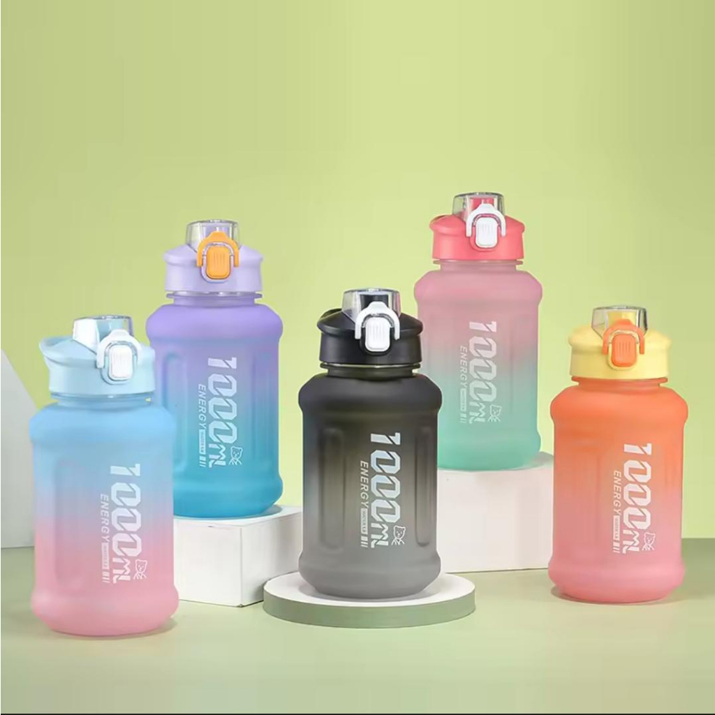 Jual Botol Minum Gradasi 1000ML Free Stiker 2D BPA FREE - HX 305 ...
