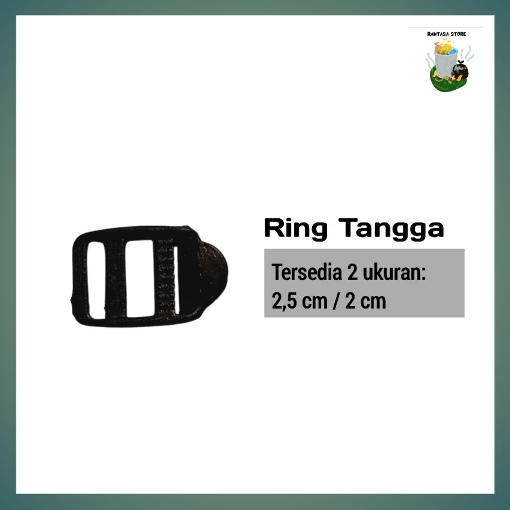 Jual Ring Tangga/Ring Ransel Hitam (12 pcs) | Shopee Indonesia
