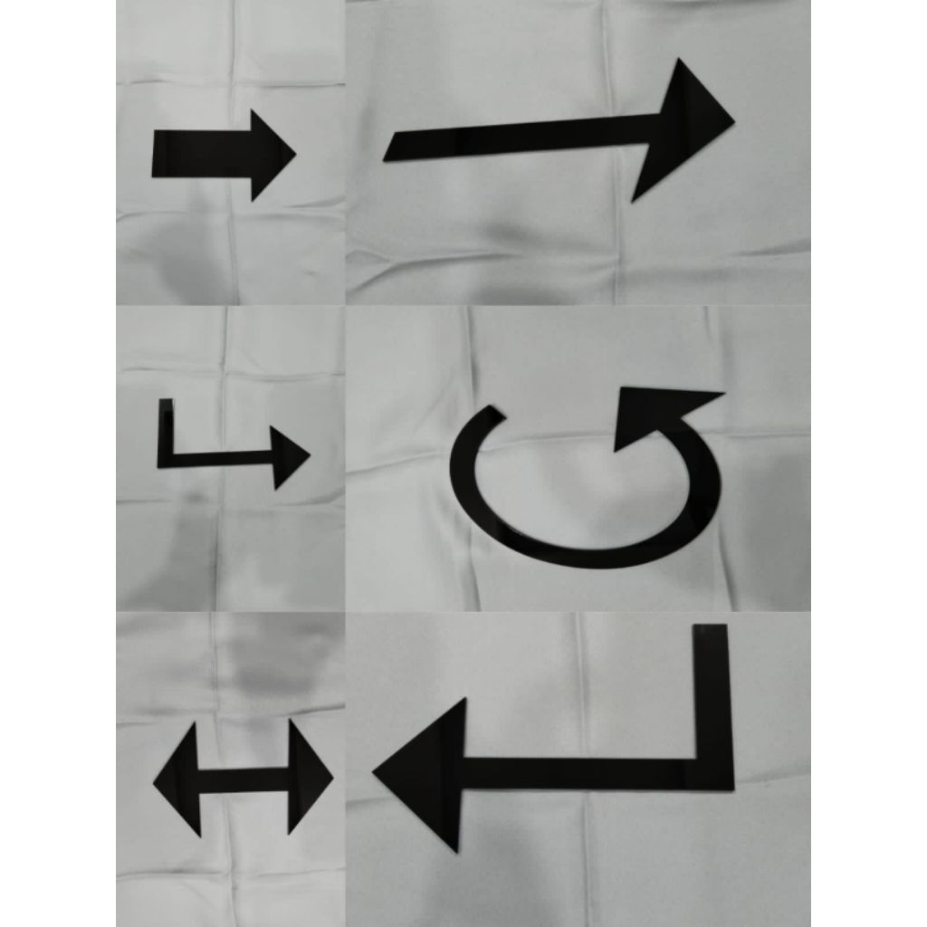 Jual Sign Akrilik Panah Arrow Penunjuk Arah Panah 15cm x 10cm | Shopee ...