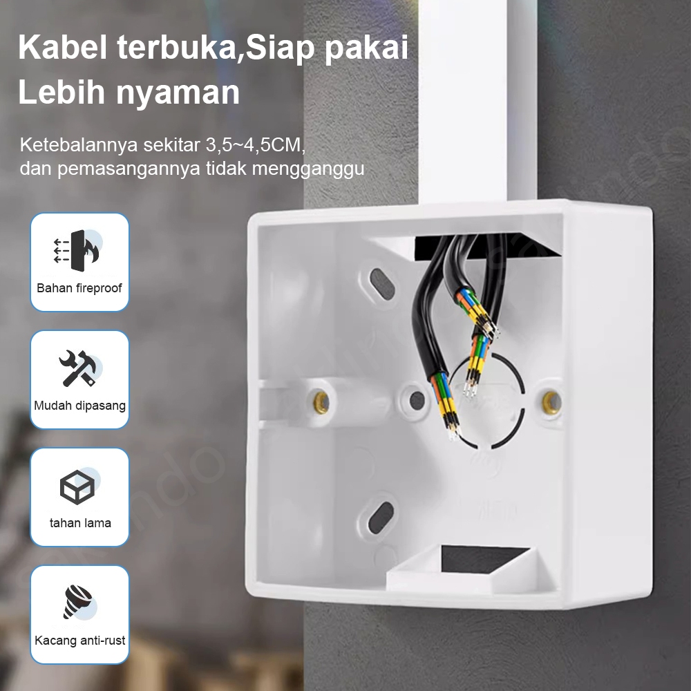 Jual Saklindo Outbow Dus Sakelar Soket Kotak OB Dus Out Bow Dus Putih ...