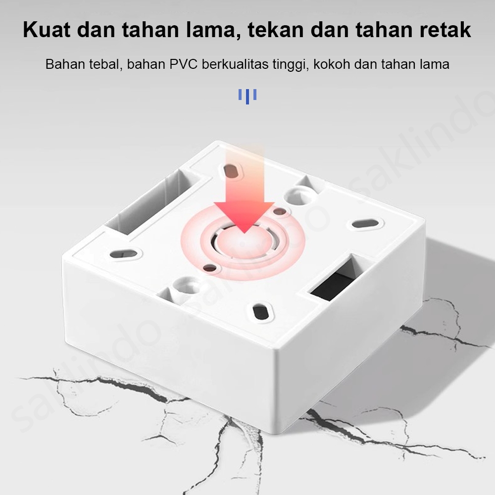 Jual Saklindo Outbow Dus Sakelar Soket Kotak OB Dus Out Bow Dus Putih ...