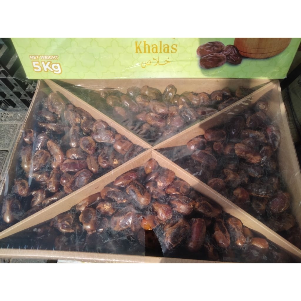 Jual KURMA KHALAS AKRAM 5KG | Shopee Indonesia