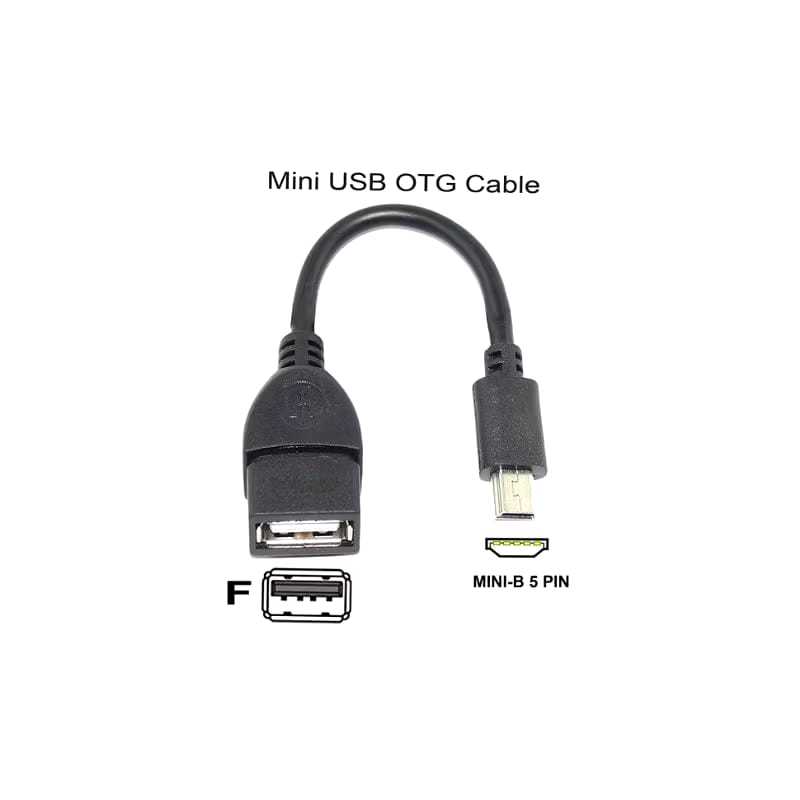 Jual OTG KABEL MINI USB TO USB FEMALE OTG 5PIN ADAPTER ASIA(YM ...