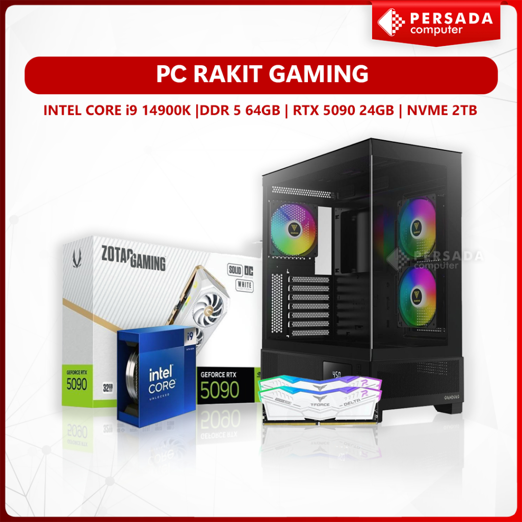 PC Gaming Intel Core i9 14900K I DDR5 64GB I RTX 5090 24GB I NVME 2TB