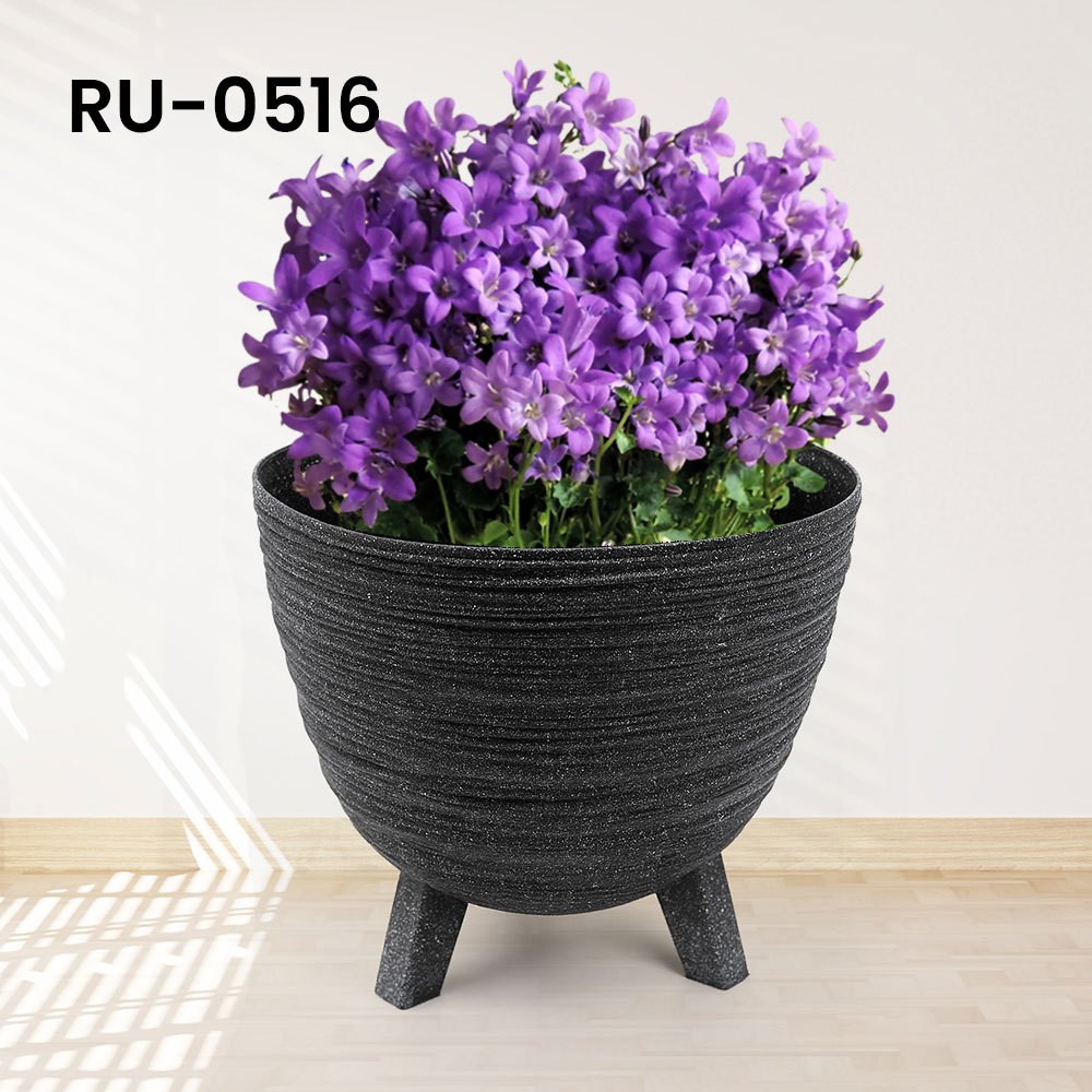 Jual Pot Bunga Hitam Elegan Bahan PVC | Shopee Indonesia