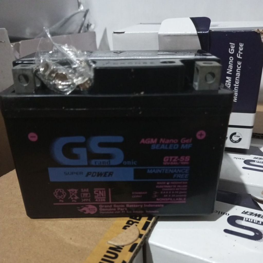 Jual aki motor aki kering siap pakai pas untuk berbagai macam jenis