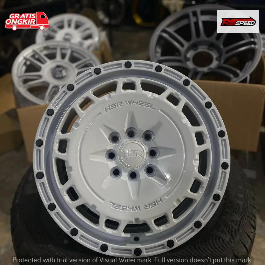 Jual Velg model rally look hsr arfak R15 buat mobil soluna,starlet ...