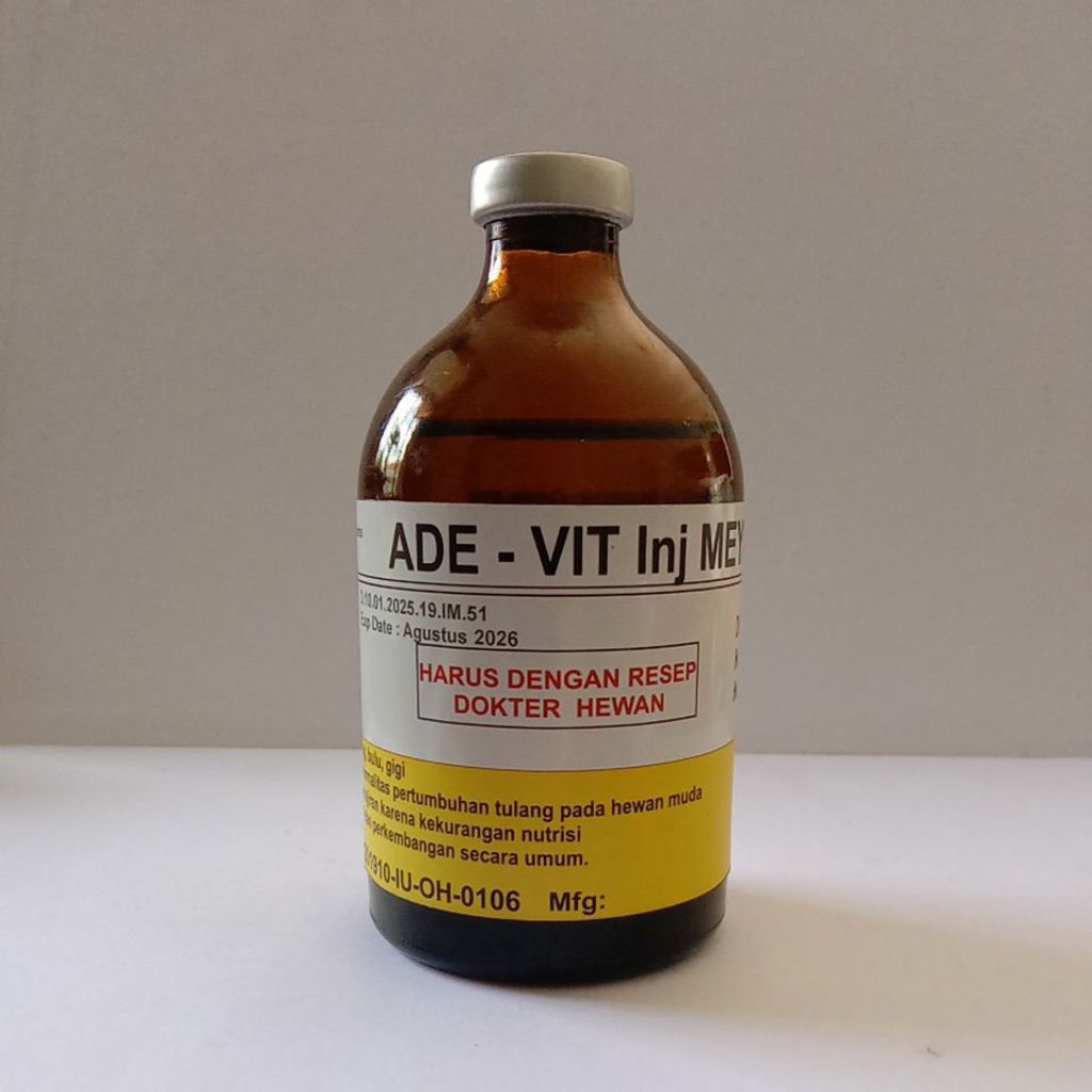 Jual ADE-VIT Inj.MEYER/Obat untuk pertumbuhan tulang,bulu,gigi/obat ...