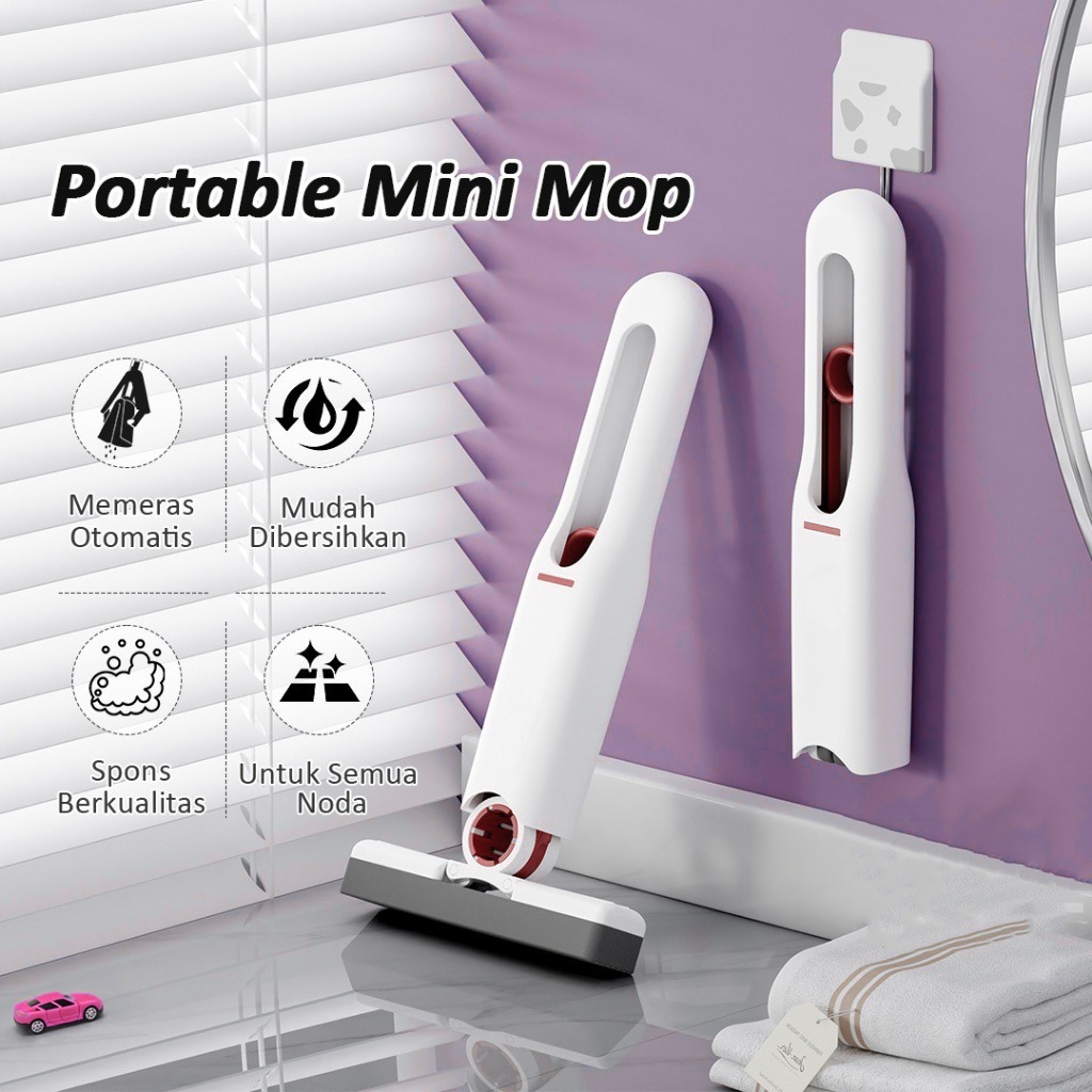 Jual ALAT PEL MINI MOOP PORTABLE PEMBERSIH RUANGAN DAN DAPUR MULFUNGSI ...