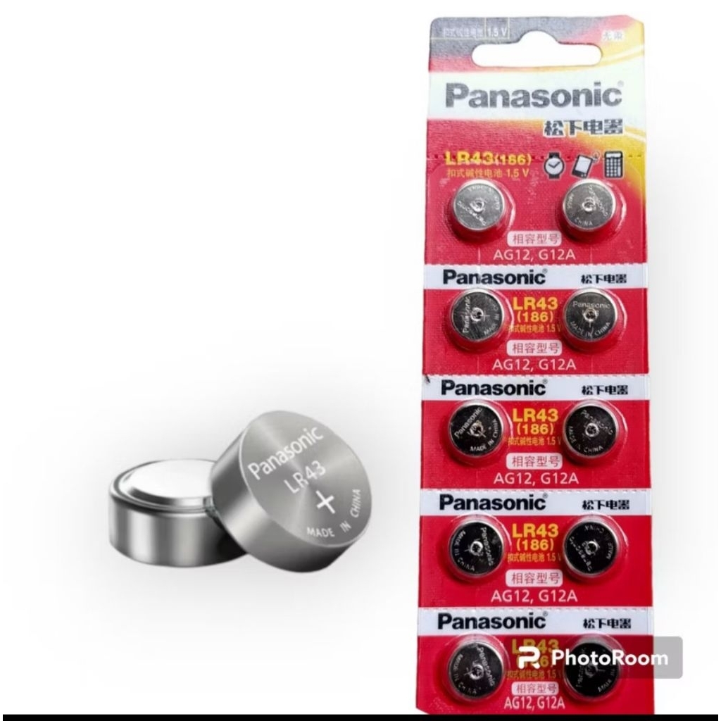 Jual Batrai Maxell LR44 CR1220 & Panasonic LR43 | Shopee Indonesia