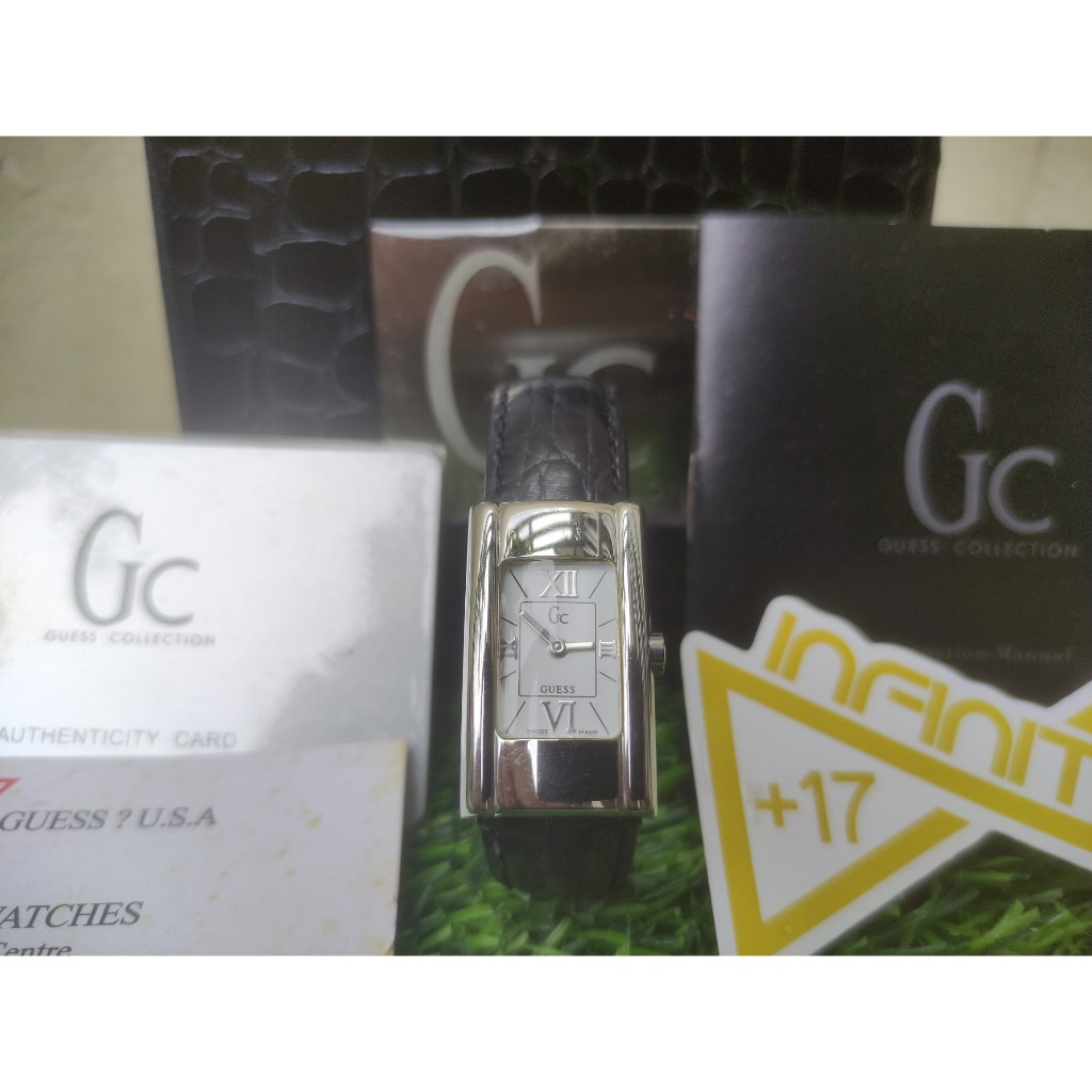 Jual GC Collection by GUESS Original Rectaguler Watch Women Black - Jam ...