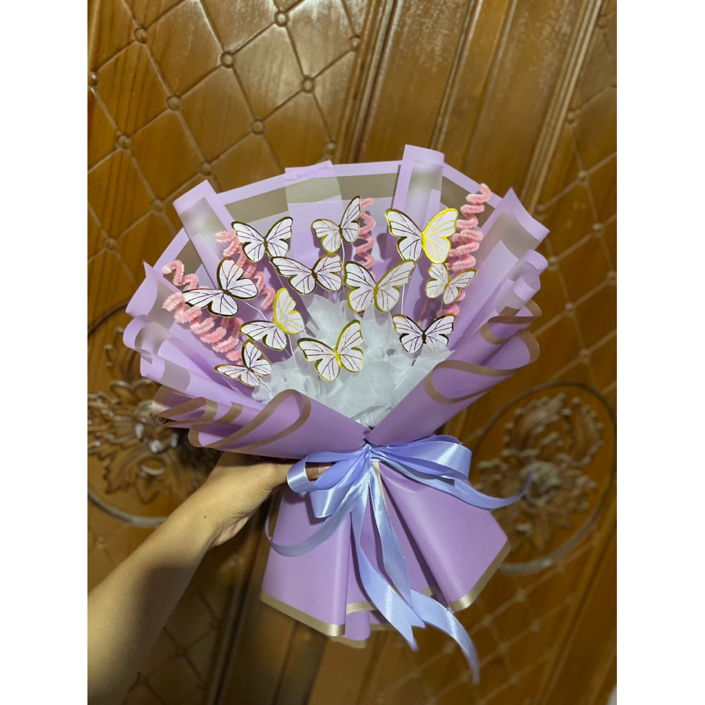Jual Moonmarket Buket Kupu Kupu Bucket Butterfly Bouquet Murah ...