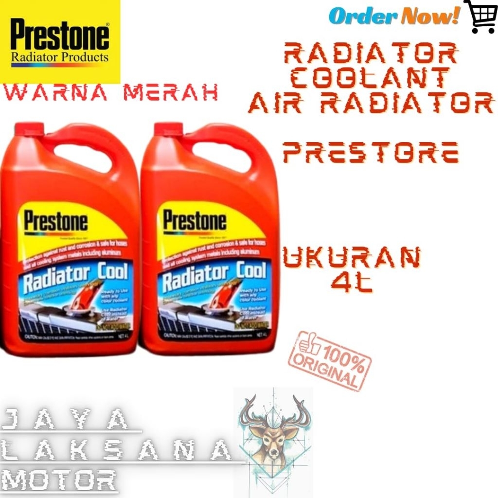 Jual Air Coolant 4L Cairan Pendingin Radiator PRESTONE AUTOGARD ...