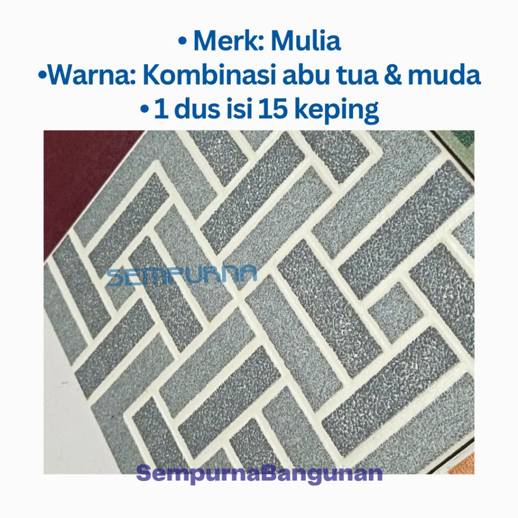 Jual Keramik kramik ubin lantai dinding tembok kasar 20x20 mulia ...