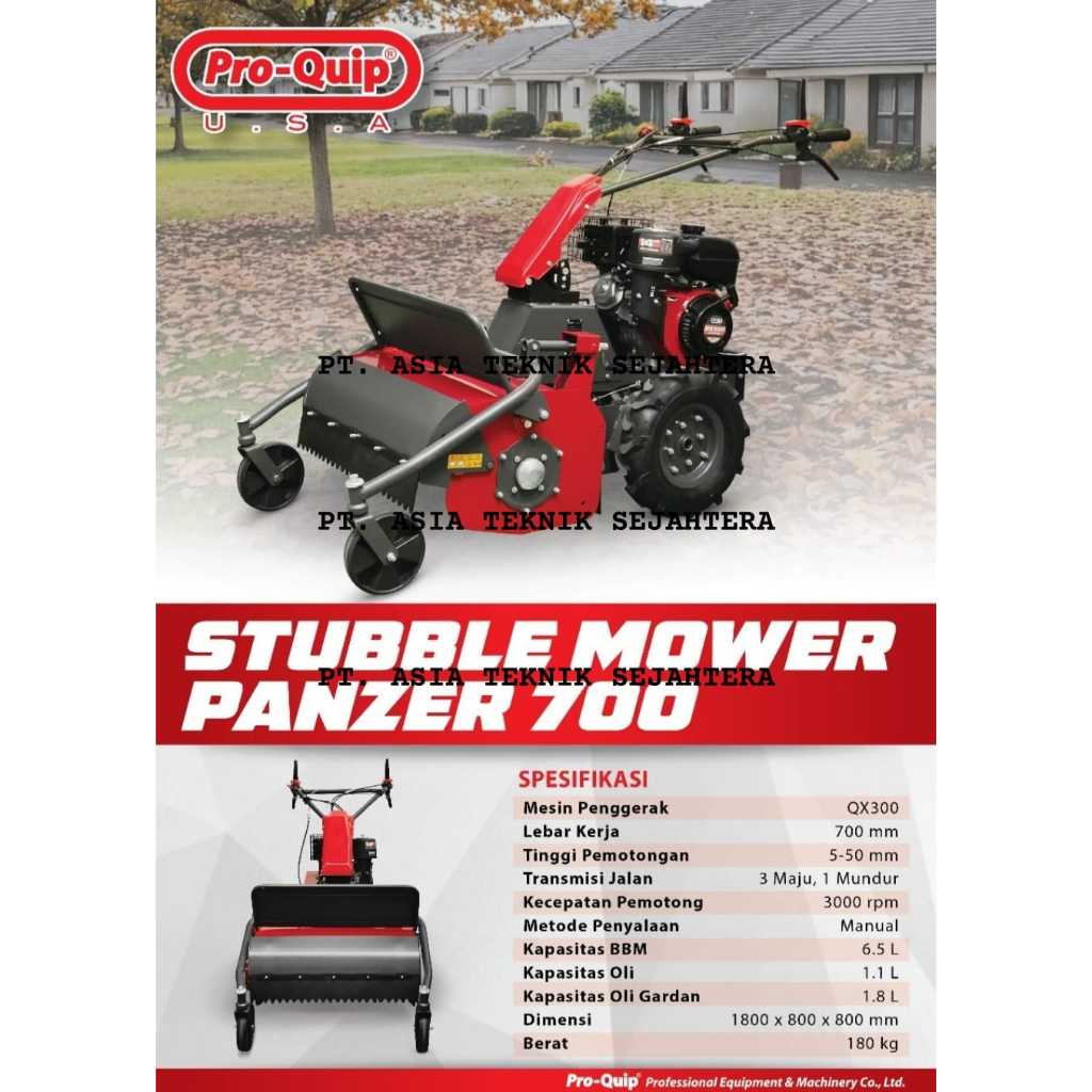 Jual Stubble Mower Panzer 700 Proquip Heavy Duty | Shopee Indonesia