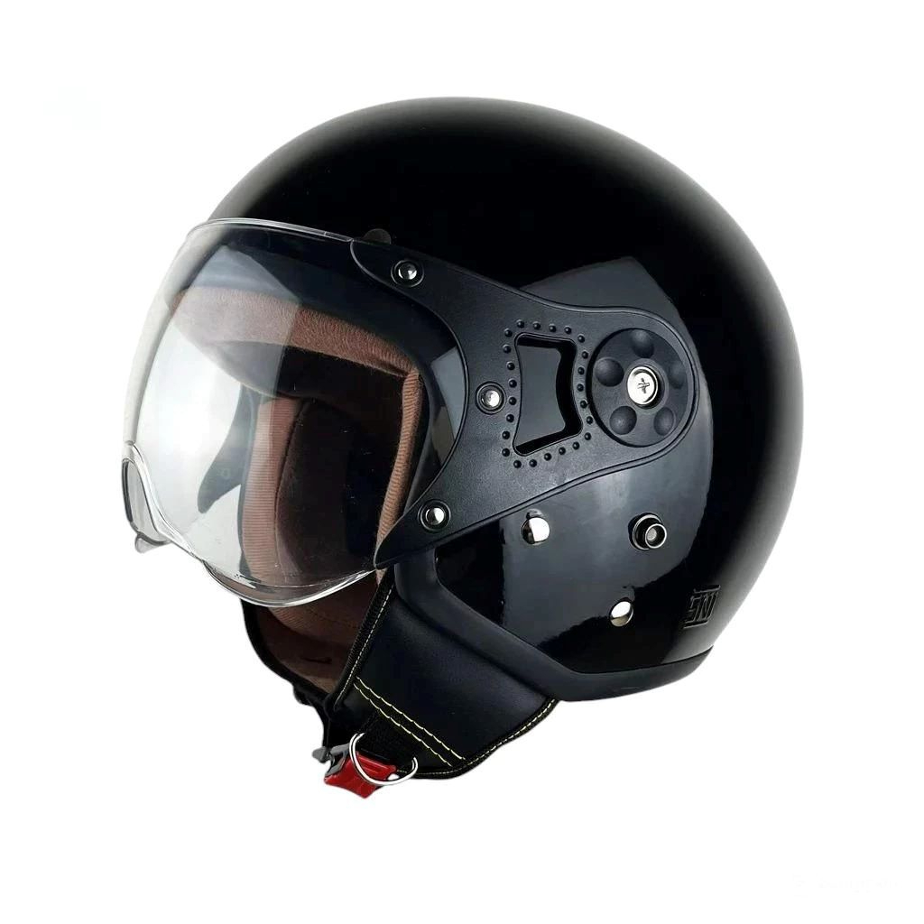 Helm Bogo Retro Hijab Premium  Original SNI Bisa Cod Helm Pilot Wanita Dewasa'