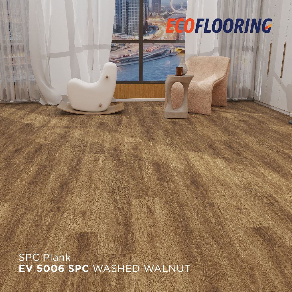 Jual ECO Lantai SPC 4mm + 1mm IXPE by TACO Klik Motif Kayu (Wood) Per 1 ...