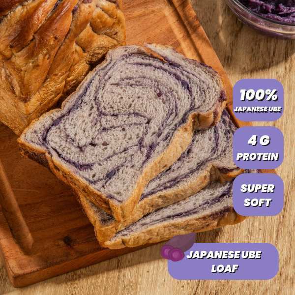 Jual Roti Vegan Ubi Jepang / Ube Loaf Stronghold bakery | Shopee Indonesia