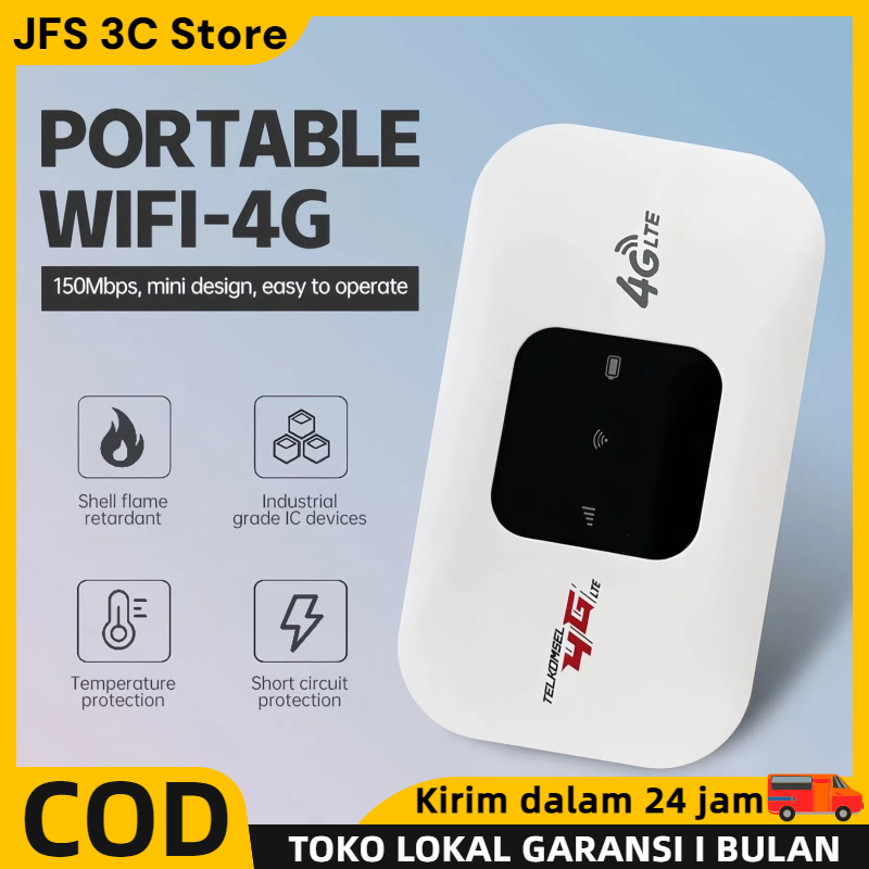 Jual JFS Modem WIFI Mifi All Operator 4g Mudah Dibawa USB 500Mbps 4g ...