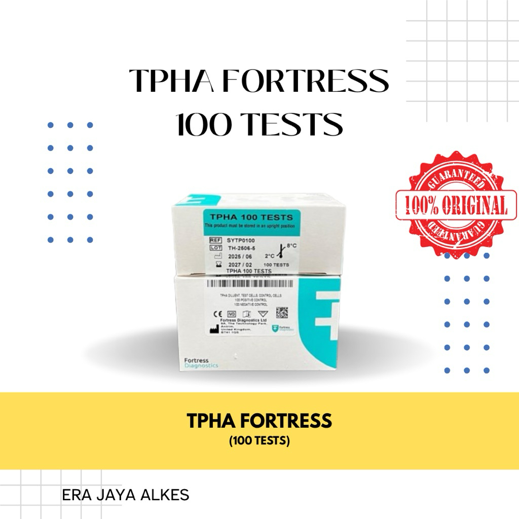 Jual Fortress TPHA Kit 100 T | Tpha Fortress Biorex | Shopee Indonesia