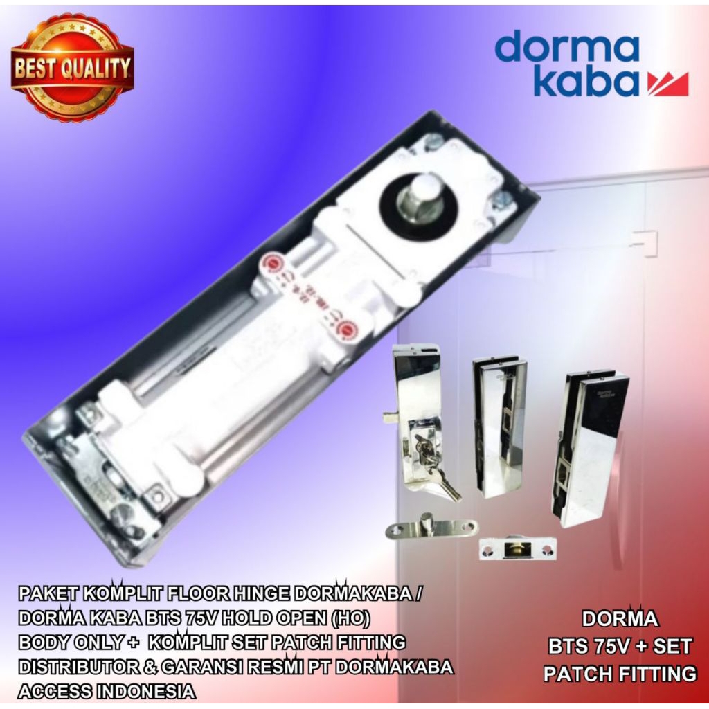 Pivot De Sol DORMAKABA BTS 75V, Blanc, Occasion, Pour Porte Vitrée Lourde