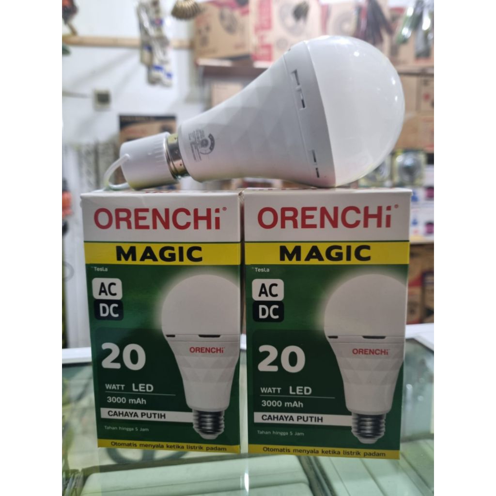 Jual LAMPU AC DC / LAMPU EMERGENCY / LAMPU MAGIC ORENCHI 20W | Shopee ...