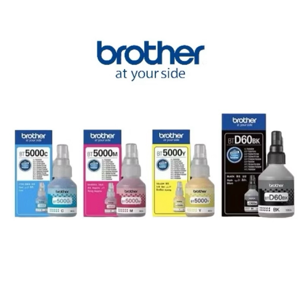 Jual Tinta Brother D60 Black & BT5000 , Support Printer : DCP T 220W, T ...