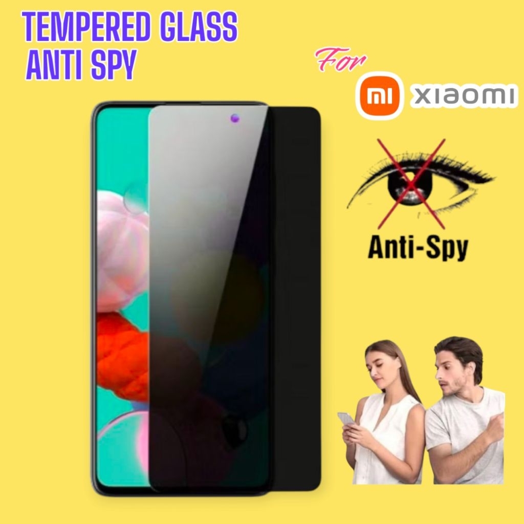 Jual Tempered Glass Anti Spy Non List Xiaomi Poco F2 F3 F4 F5 F6