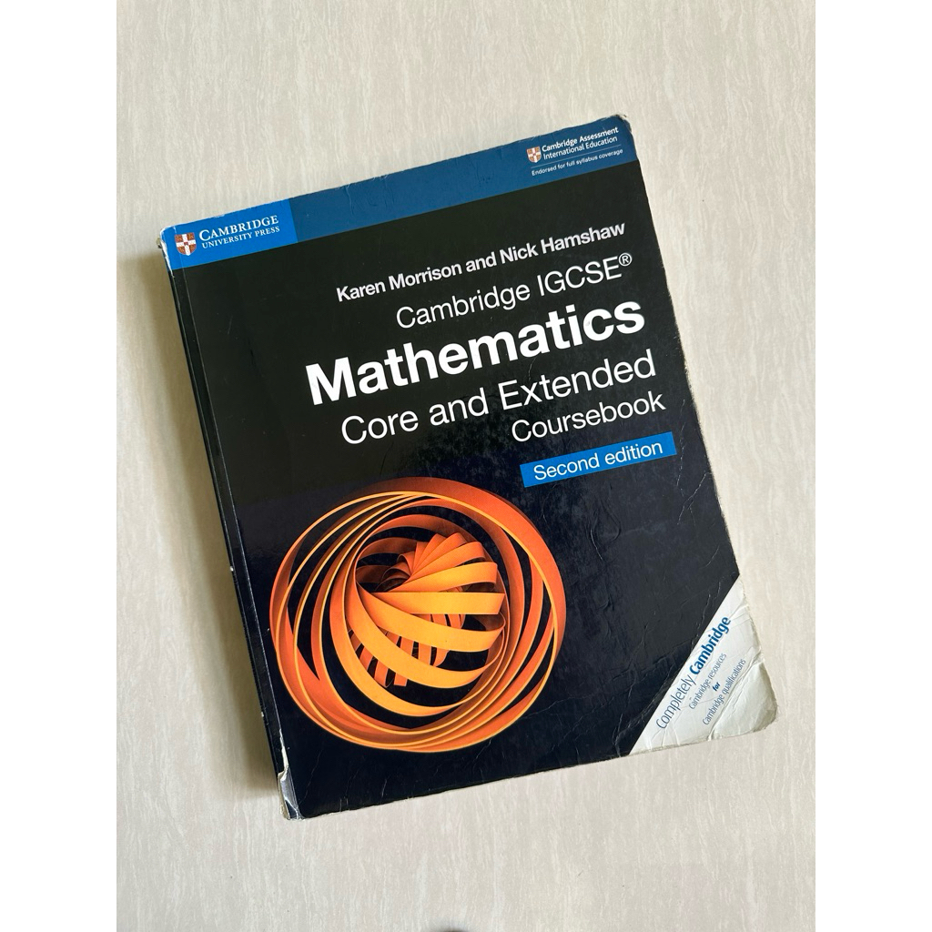 Jual Cambridge IGCSE® Mathematics Core and Extended Coursebook Second ...
