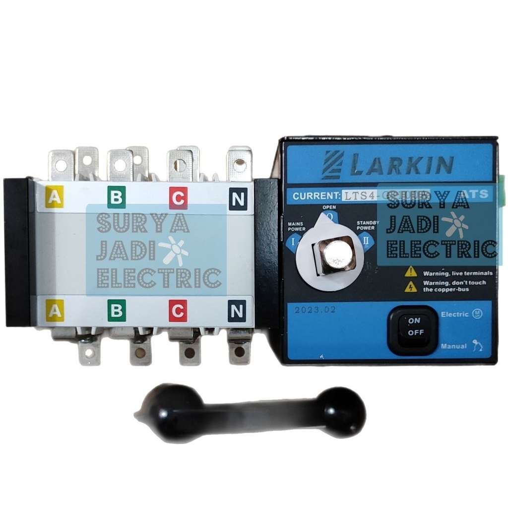 Jual ATS Larkin LTS4-G 400A/4P 400A 4 Pole COS Motorized Larkin ...