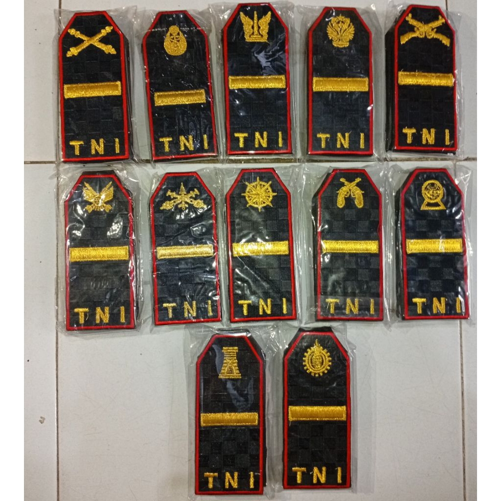 Jual Pangkat Letnan Dua (Letda) PDU TNI AD Lis Merah Komandan Multi ...