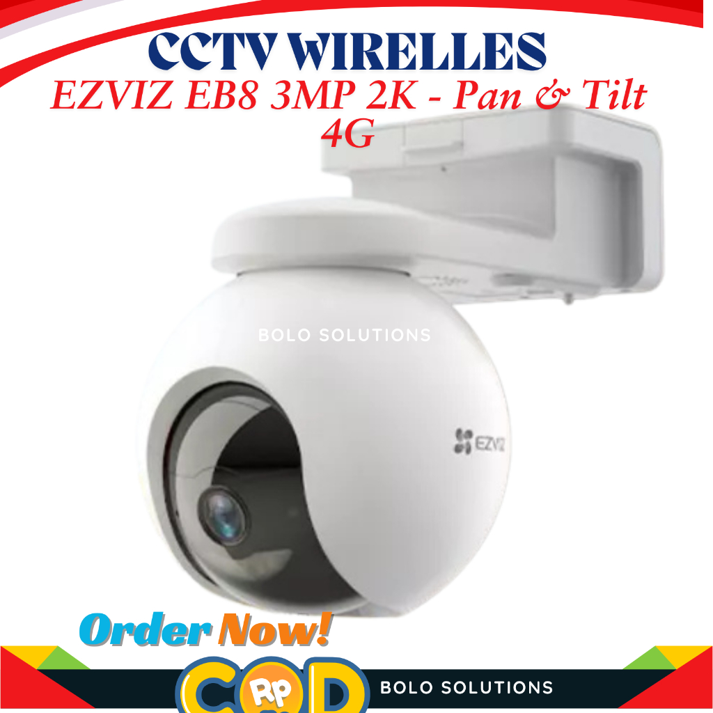 Jual EZVIZ EB8 3MP 2K - Pan & Tilt 4G Battery Camera | Shopee Indonesia
