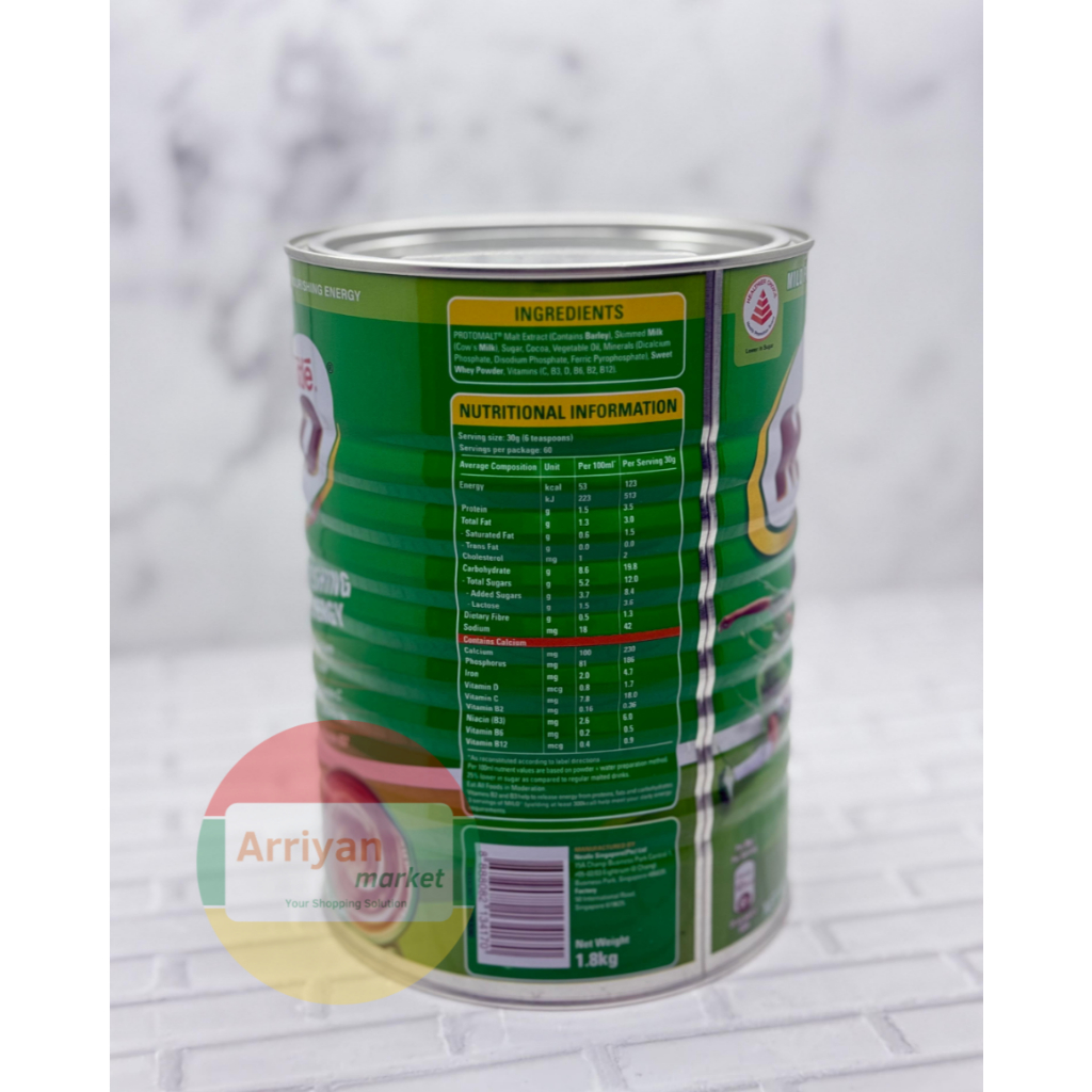 Jual [KALENG BESAR] Milo Imprt SG 1.8kg MILO SG | Shopee Indonesia
