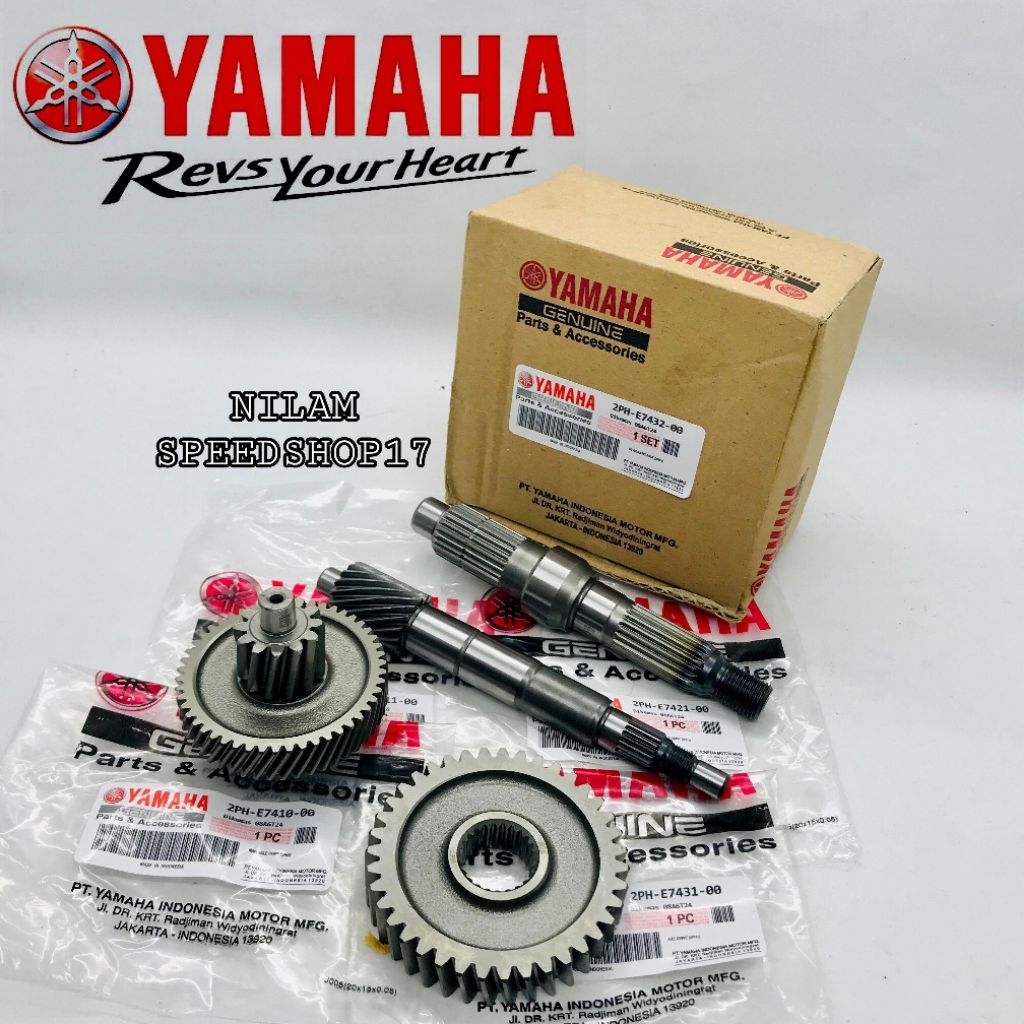 Jual GIGI RASIO SET 4PCS 2PH YAMAHA MIO M3 MIO Z SOUL GT 125 FINO FI ...