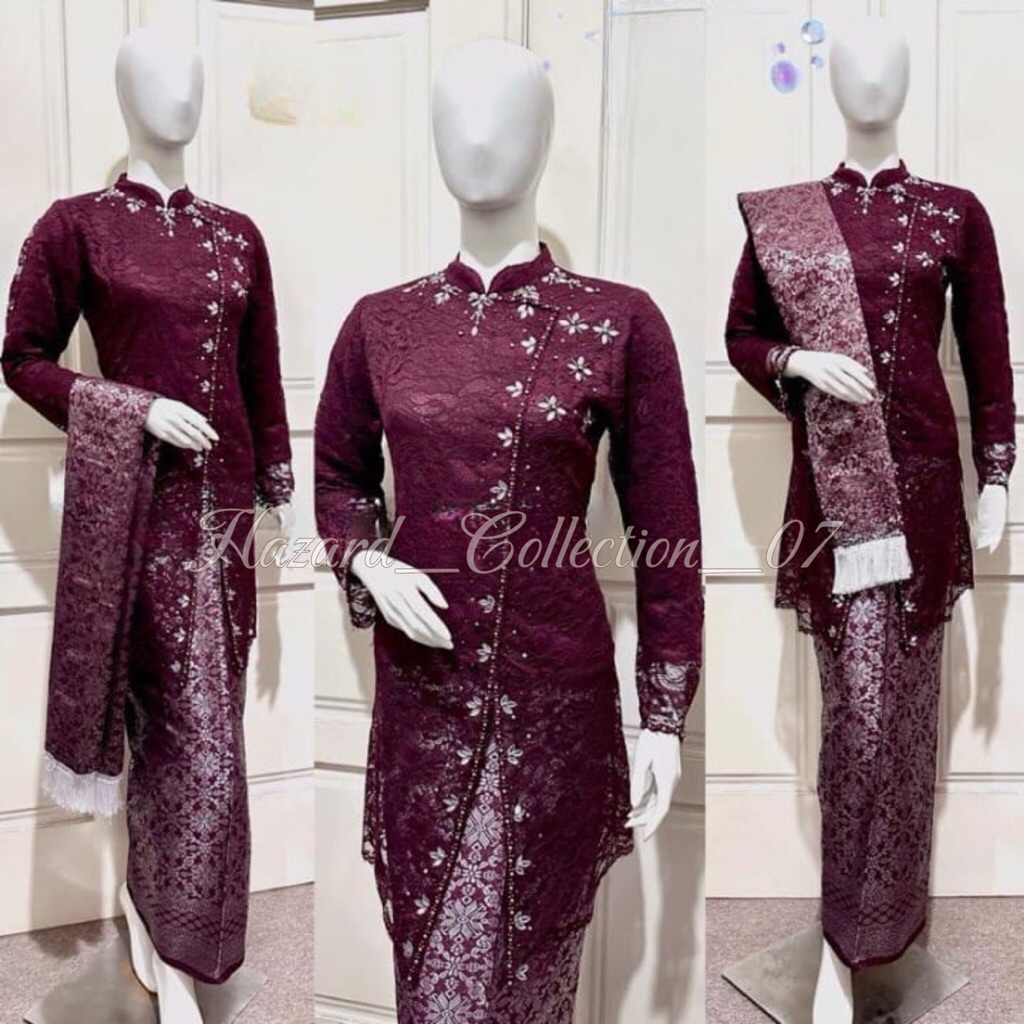 Jual Kebaya Wanita Elegan / Set Kebaya Janggan / Kebaya Tunik Janggan ...