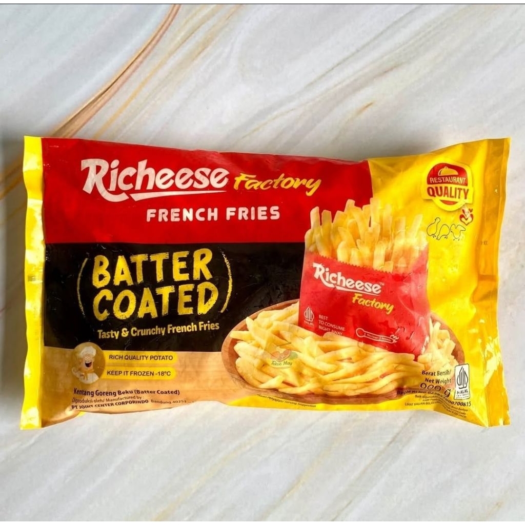 Jual FINGERSHOP | FRENCH FRIES RICHEESE FACTORY BATTER COATED 450gr ...