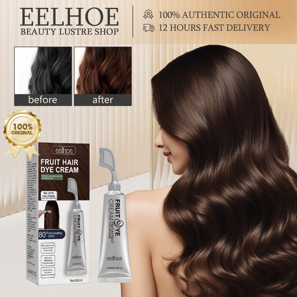 Jual EELHOE【Beli 2 Gratis 1/ORI】Fruity Hair Color Cream Pewarna Rambut ...
