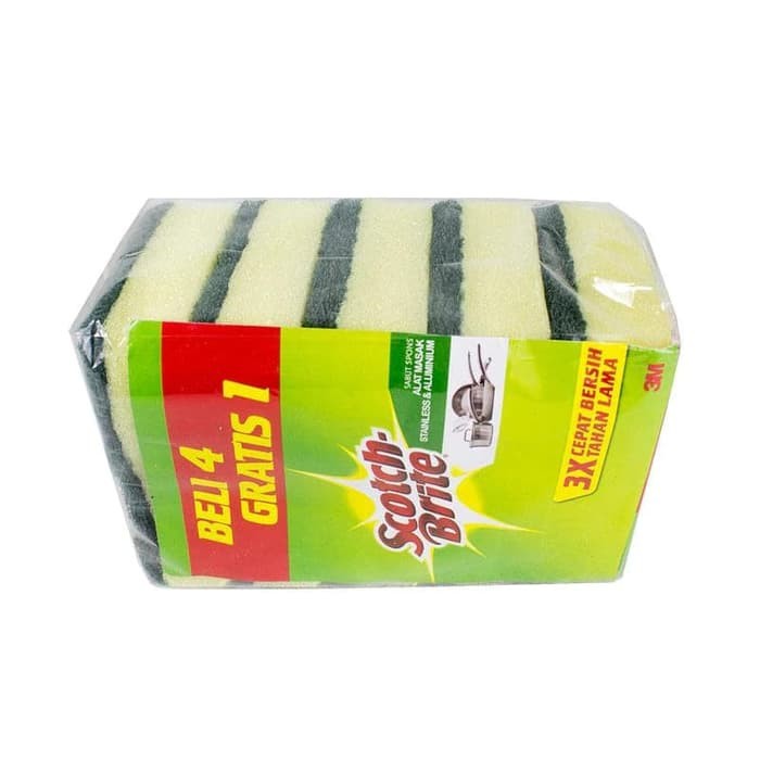 Jual 3M™ Scotch-Brite® Tough Clean Sabut Spons Daya Gosok Kuat, 1 pak ...