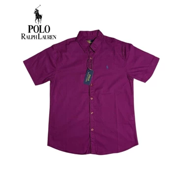 Polo Ralph Lauren Kemeja Lengan Pendek Casual Stylish