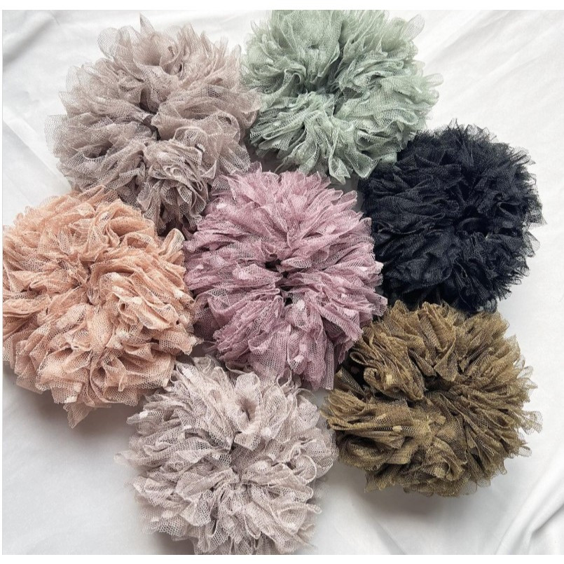 Jual CEPOL BRUKAT JUMBO IKAT RAMBUT CEMOL CEPOL MURAH ANTI PUSING ...