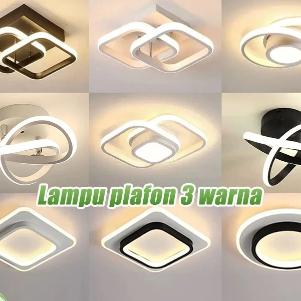 Jual 3 Warna Lampu Plafon LED Ceiling Light Lampu Hias Gantung Rumah ...