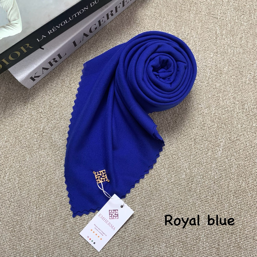 Emhermahijab HARA Voal Premium Square Plain (Basic Kerudung Voal Premium Segi Empat Lasercut