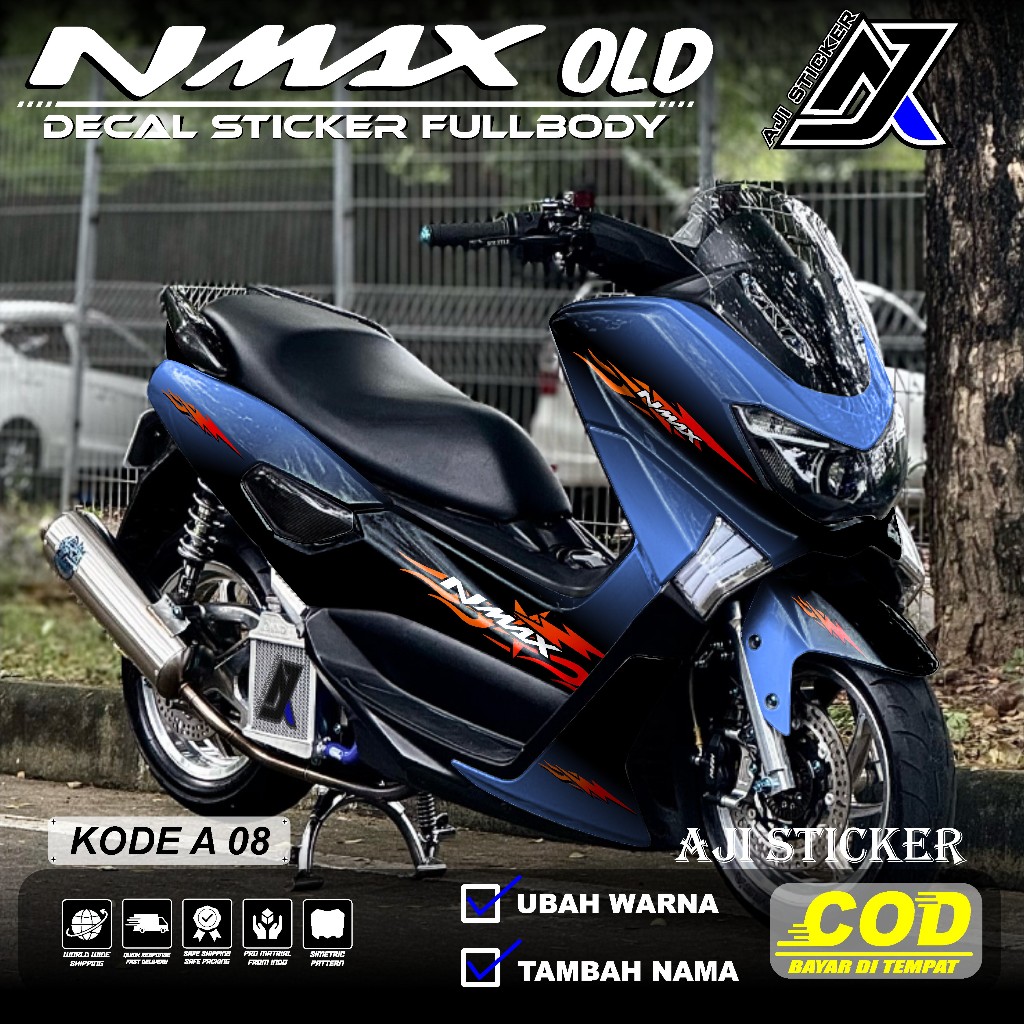 Jual Sticker Decal Nmax Gradasi - Decal Stiker Nmax 155 Old Full Body ...