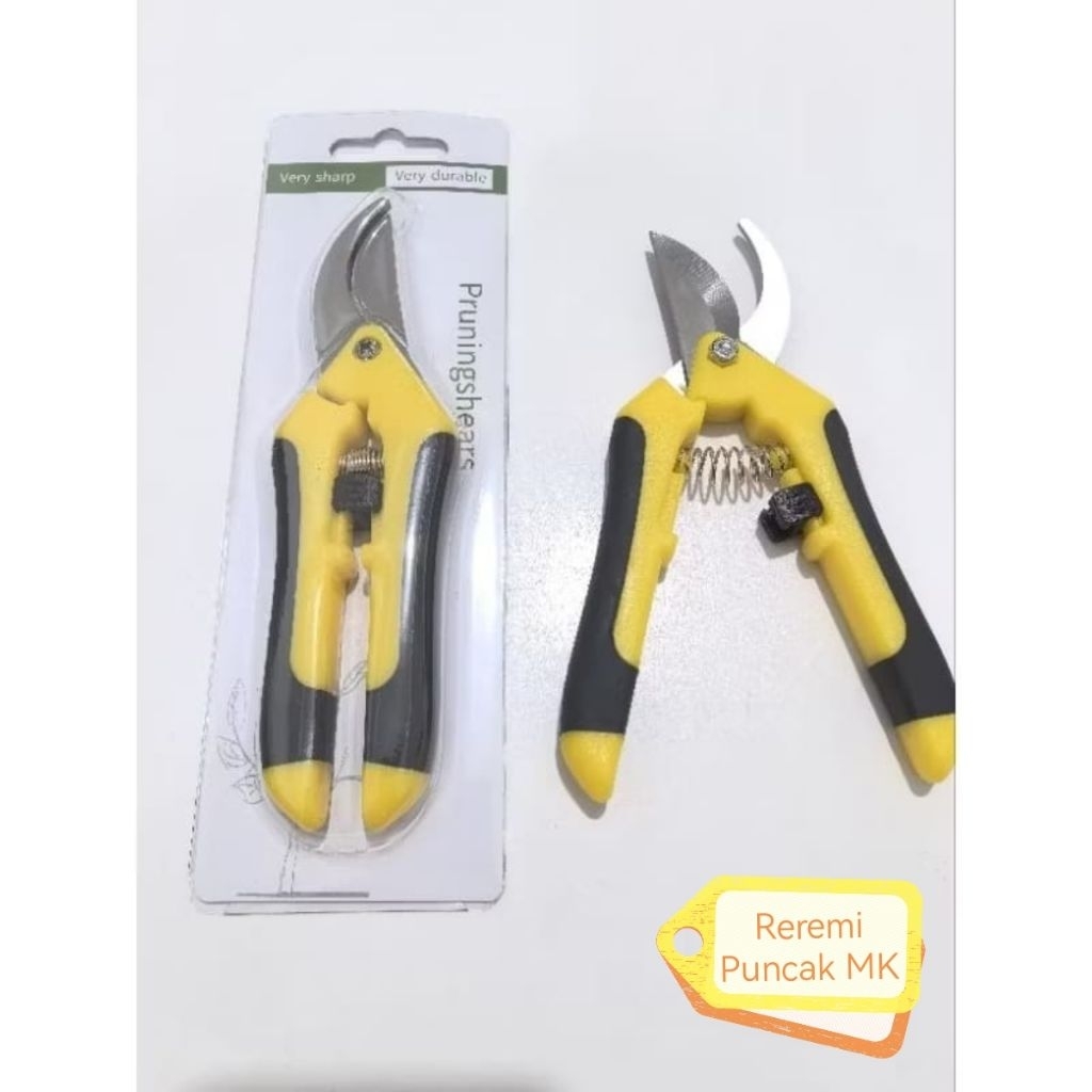 Jual Gunting Dahan Ranting Pohon Bunga PH190 Kuning / Pruning Shears ...
