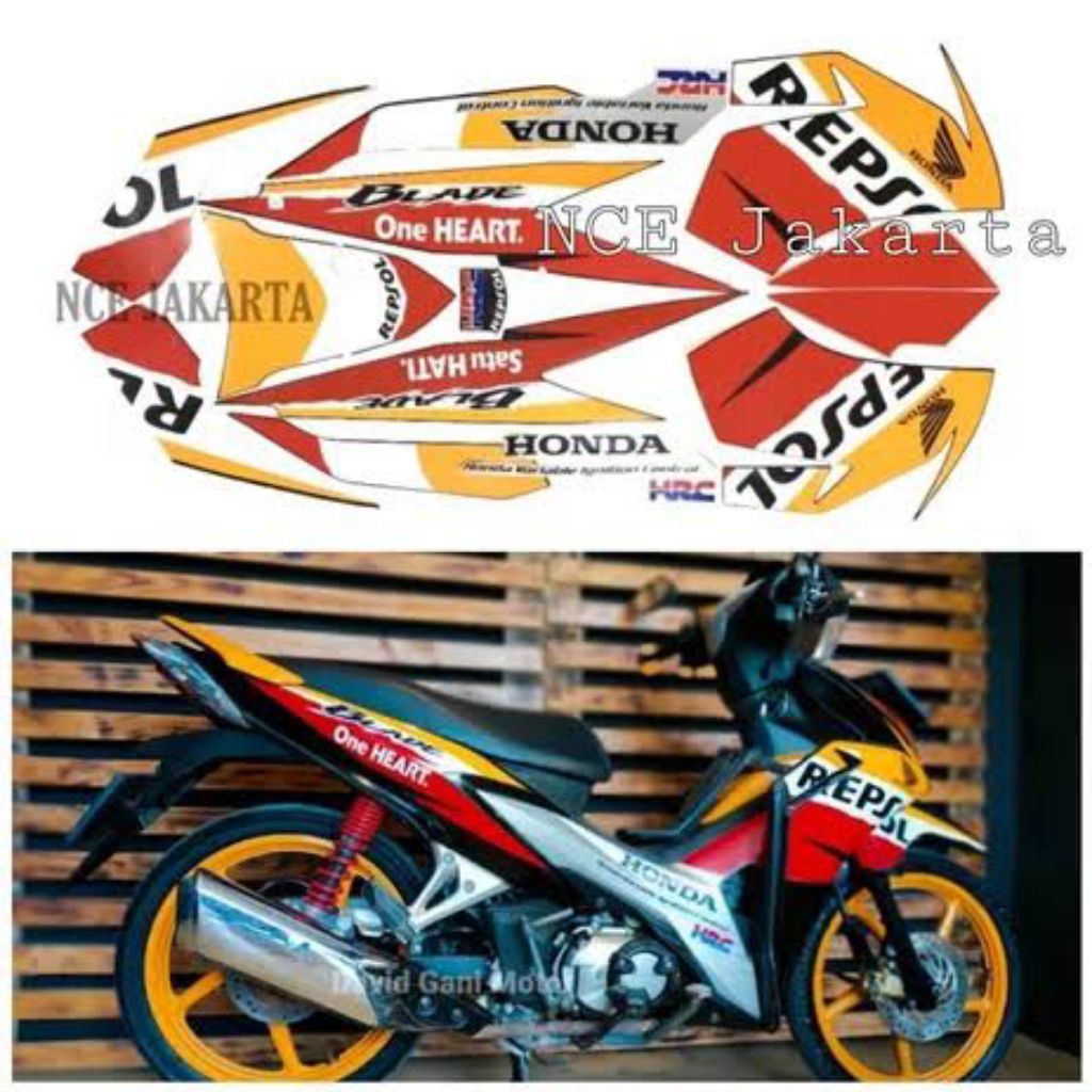 Jual Stiker Motor Honda Blade 125 - Jual Stiker Motor Honda Blade 125 ...