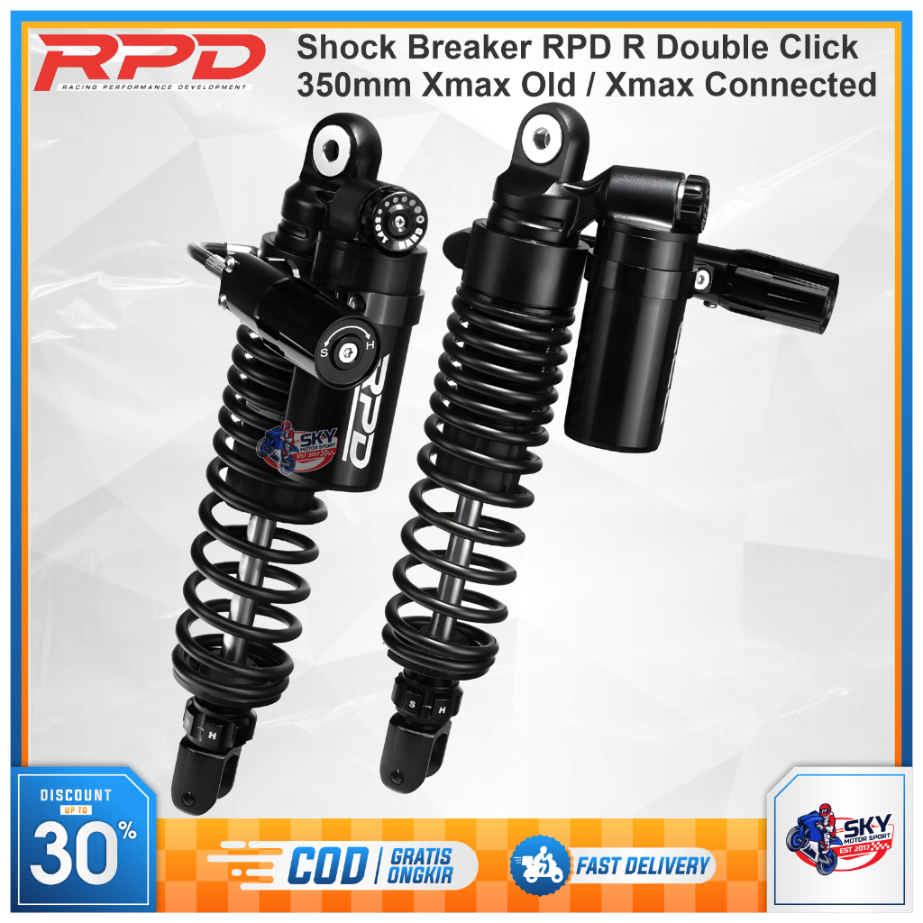 Jual Shock Breaker RPD Xmax Old / Xmax Connected 350mm R Series Double ...