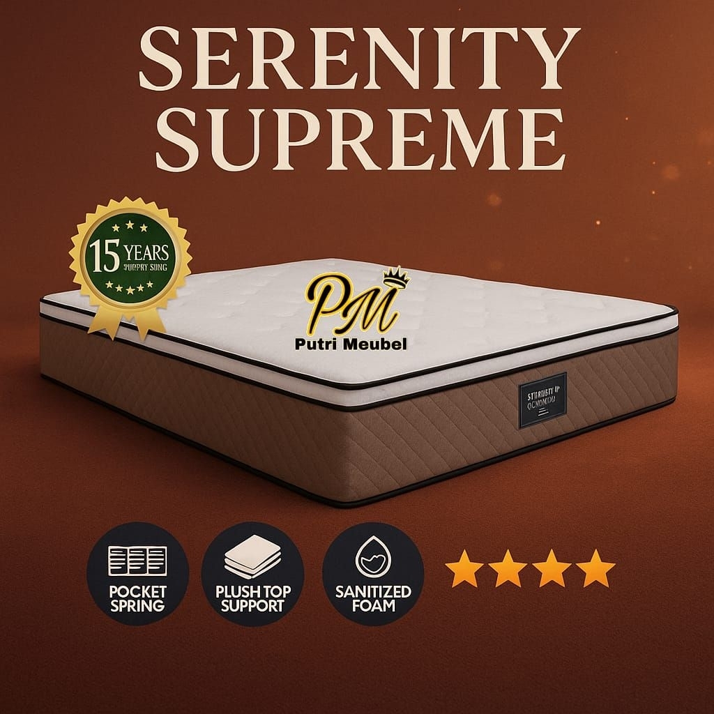 Jual Kasur Springbed Elite Serenity Supreme Pocket Spring 32cm PlushTop ...