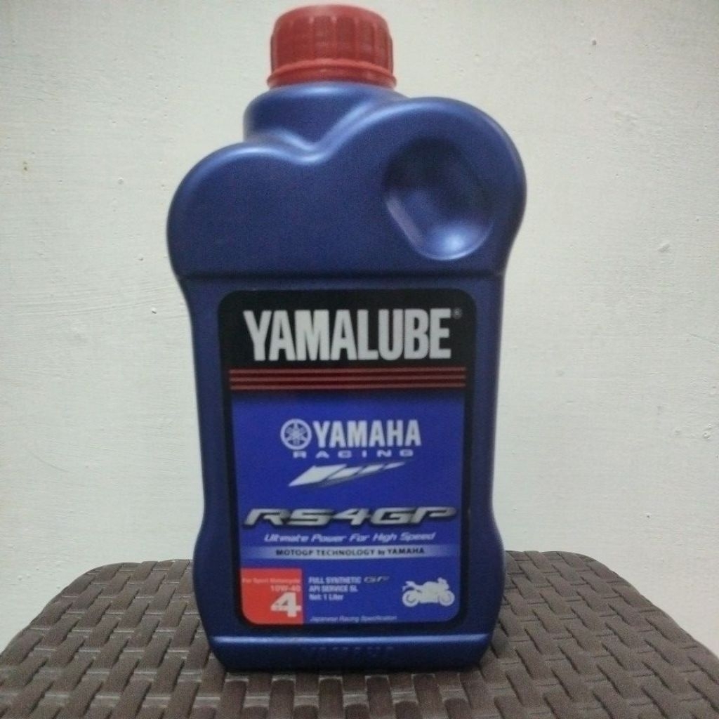 Jual OLI OIL YAMALUBE RS4GP RACING 10W-40 API SERVICE SL FULL SYNTHETIC ...